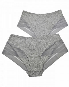 Женские бесшовные трусы слипы  (большие размеры) ALINA 